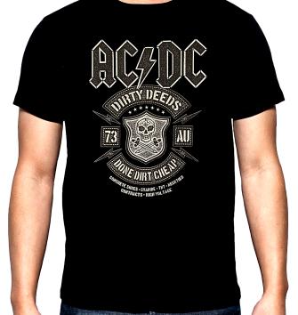 AC DC, Dirty deeds, men's t-shirt, 100% cotton, S to 5XL